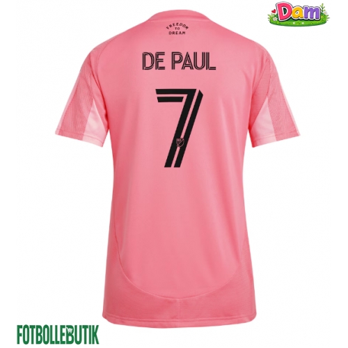 Inter Miami Rodrigo De Paul #7 Hemmatröja Kvinnor 2025-26 Kortärmad